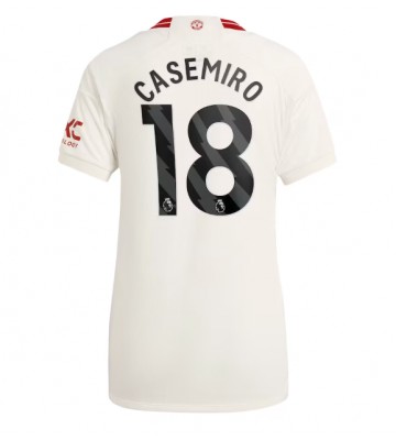 Manchester United Casemiro #18 Tredjetröja Dam 2023-24 Kortärmad